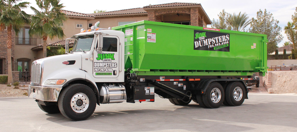 Junk Control service truck in the field